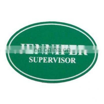 cheap metal name plates/bag plates with custom design