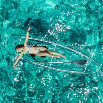 Transparent kayak, clear kayak, crystal kayak, polycarbonate kayak, clear canoe, transparent canoe, crystal canoe kayak