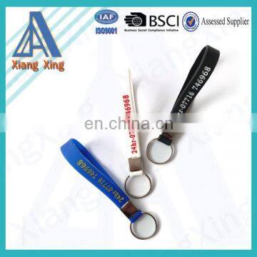 Silicone wristband keychain / Customized logo 3d silicone keychain / Silicone key chain for world cup