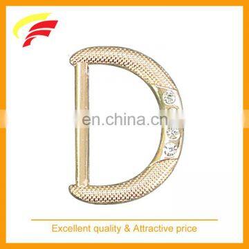 50mm zinc alloy metal D shape semiring buckle for swimwear and bag