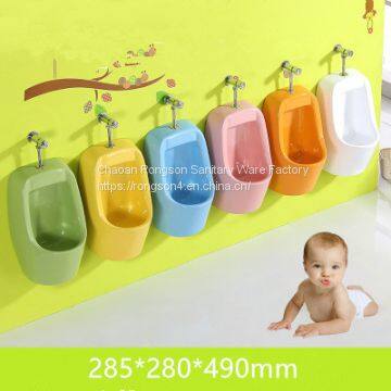 Ceramic small size color wall hung children urinal