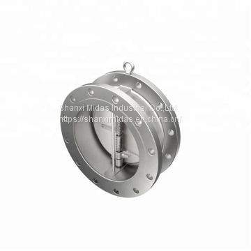 DN100 api WCB class150 cast steel flanged end wafer check valve price