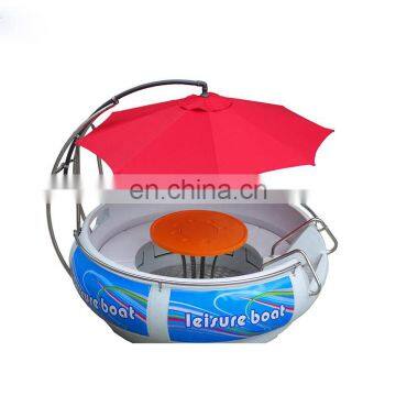 2017 newest design aqua donut sunshine bbq boat for sale