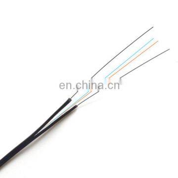 indoor outdoor 2 core optical fiber cable FTTH drop cable wire 1km price