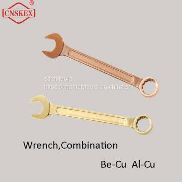 Explosion-proof permanent plum wrench aluminum bronze safety hand tools 21mm