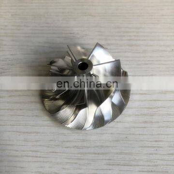 TD05H Reverse 7+7 Blades 49.33/65.00mm Turbo Milling/aluminum 2618/billet Compressor Wheel photo-2
