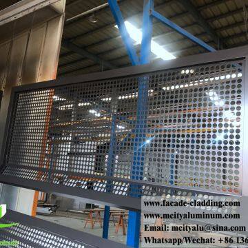 Perforated metal facades aluminum cladding panels manufacturer in China Guangzhou