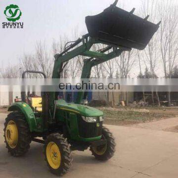 Small mini tractor attachment front end loader