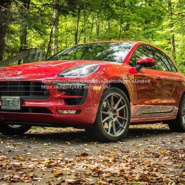Km for 2014-17 Macan 95B Upgrade GTS Bodykits Front Bumper Rear Bumper Facelift photo-5