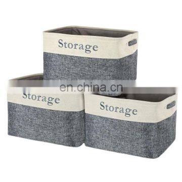 Home Storage Non-woven Fabric  Foldable Cloth Storage Boxes For Dress Clothes Toy Stackable Bins Organizer Collapsible