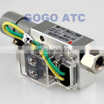 GOGO ATC Vacuum Generator CV-10HS-CK Nozzle Diameter 1mm -87kPa 5bar CONVUM Type With Adjustable Pressure Switch