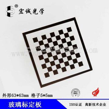 63*63 Grid 5*5mm Optical Glass Calibration Target Checkerboard Calibration Plate Vision Camera Calibration Target Distortion Calibration Target Can be Customized photo-3