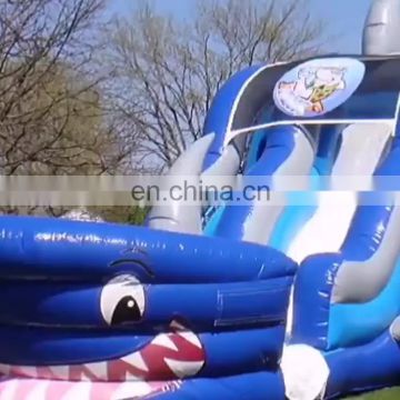 shark inflatable water slide for sale