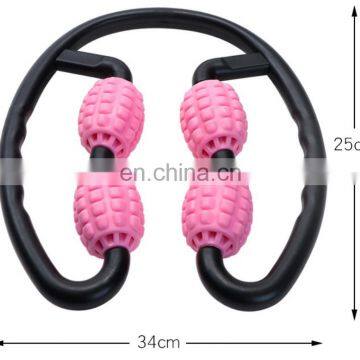 2021 Vivanstar Round Circle Yoga Massager Massage Ball Calf Clamp Leg Foam Shaft Muscle Relax Model YG2611 Massage Stick photo-6