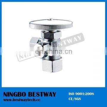 Chrom Plated Brass Angle Stop Valve With Pex Connection photo-4