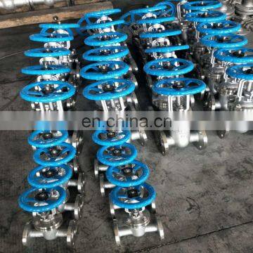 Stainless Steel Body Disc 150LB 300LB 600LB Stem Flange Type Gate Valve