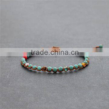 Brazil cord cotton string braided bracelet XE09-0323