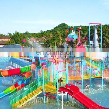 Hot Sell Water Park Middle-sized Fiberglass Water Playground With Kids Slide photo-5