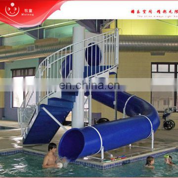 Summer Swimming Pool Indoor and Outdoor Fiber Glass Water Slides for Children Used photo-5