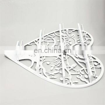 Nail Polish Rack Stand Heart Shaped Wall Shop Racks Solan Manicure Cosmetic Display Shelf Storage Box photo-3