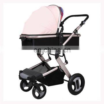 Foldable High Quality Baby Stroller 3 in 1 Luxury Baby Carriage With The Car Seat And Bassinet For Baby Travel System