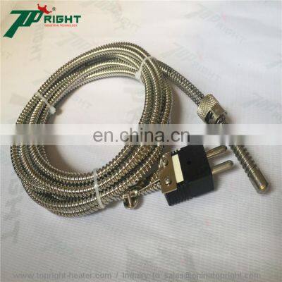 Thermocouple J - Type/temperature Sensor With Probe 8x12mm Standard Plug