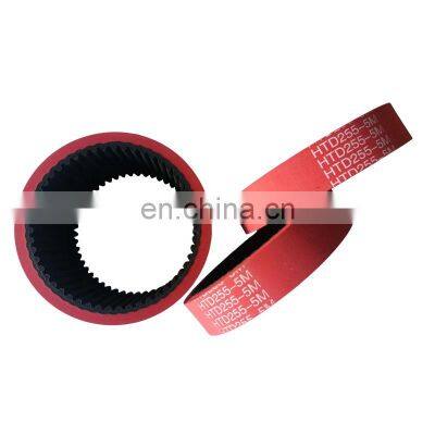 5M ременной привод с резиновым покрытием шириной 5 мм, красный ремень, промышленный ремень photo-3