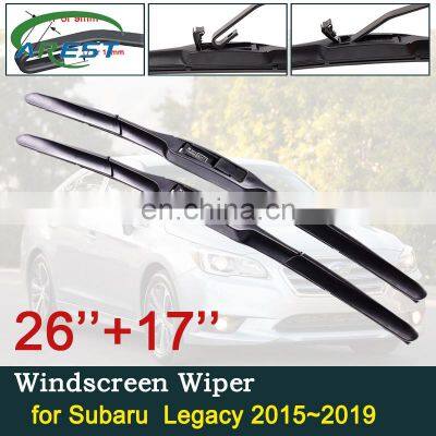 Car Wiper Blade for Subaru Legacy BN BS 2015 2016 2017 2018 2019 Front Window Windscreen Windshield Wipers Car Accessories