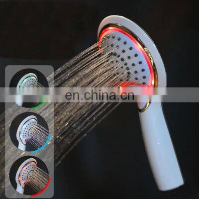 Europe quality LCD shower head,temperature control led head shower