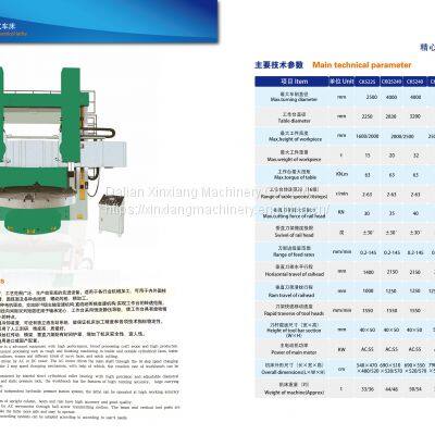 Heavy Duty Two Column Lathe Machine Vertical Car photo-2