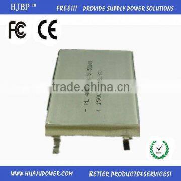 2014 new hot sales fcc ul rohs ce bluetooth lithium polymer battery