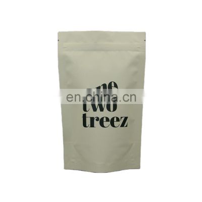 Custom Printed Heat Seal Zipper Top Herbs Plastic Bags Biodegradable