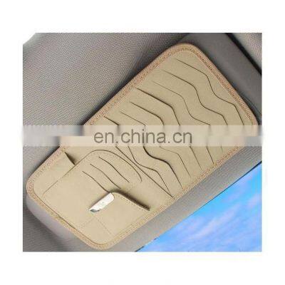 Car Cd Slot Holder Cd Car Holder Auto Visor Dvd Disk Slot Phone Holderd Case Clipper Bag Styling Interior Organizer photo-2