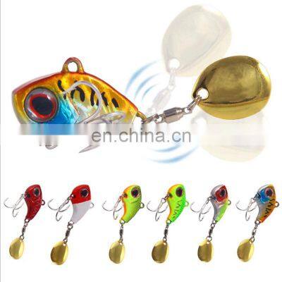 13g/16g/22g 2021 New Design VIB Fishing Lure with Shiny Attractive Metal Tail