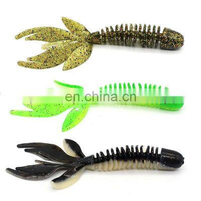 Bug Craw Jig Fishing Lures 12 Colors 8cm/12cm Bug-Craw-tailed Softworm for Trolling Fishing Spinning Casting Fishing photo-3