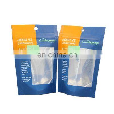 manufacturer logo print plastic doypack standing pouch packaging bags