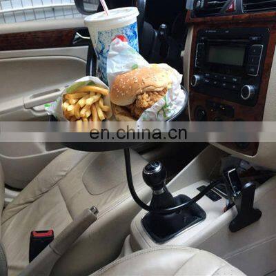 Autoaby Adjustable Car Cup Holder Drink Coffee Bottle Organizer Table for Burgers French Fries Tray Car Tray