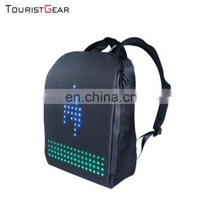 Smart LED Billboard Backpack Signal Light Up School Backpack