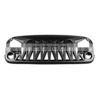 Front Bumper Shark Grille For Jeep Wrangler JK JKU 2007-2018 Factory Price US warehouse Stock