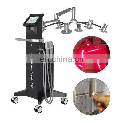 2022 6D laser slimming Weight Loss Shape body shaping red 635nm Wavelength cryo Laser EMS Therapy Fat Removal Machine with CE