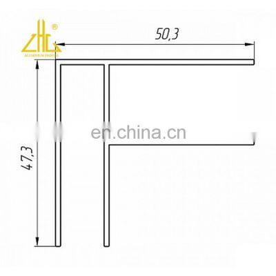 Shower Room Aluminum Profile Customized 6463 alloy Furniture Aluminium Profiles