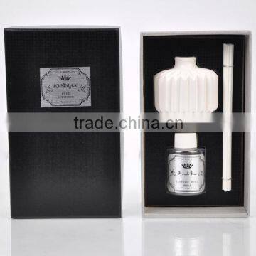 80ml Home fragrance Aroma Reed Diffuser with ceramic bottle SA-2026