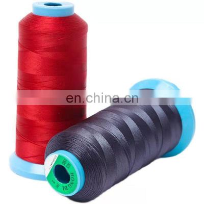 Factory sale Good Quality 100% Polyester Filament High Tenacity Sewing Thread Nylon bonded 66 high strength Weaving machine line