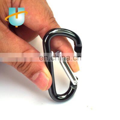 Custom Wholesale Bulk 59mm Small Mini Camping Hiking Water Bottle Metal Aluminum Alloy Snap Carabiner Clip Hook photo-4