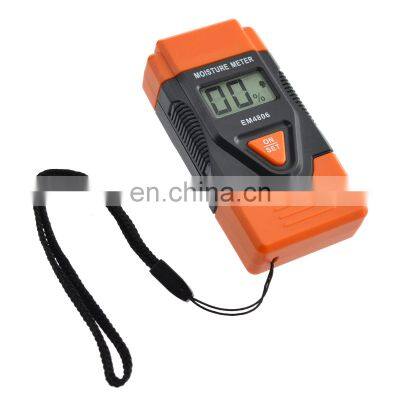 All-sun EM4806 Moisture Tester Pocket Wood Moisture Meter Building Material Content Temperature Tester Portable photo-2