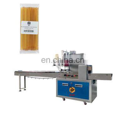 Horizontal manual flow pack honey stick packing machine