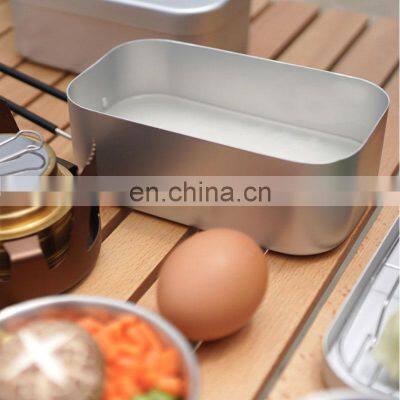 Custom Aluminum Lunch Box Travel Camping Picnic Dinner Picnic Lunch Box Pot photo-4