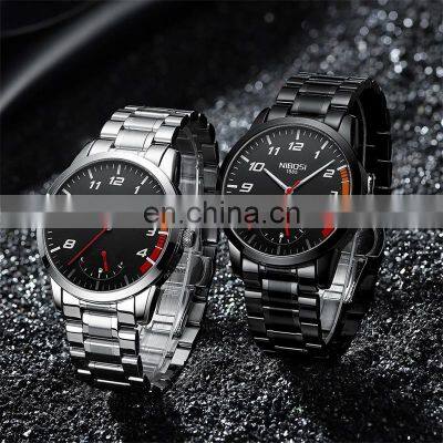 NIBOSI Fashion Luxury Men Watches Top Brand Luxury Stainless Quartz Wristwatch Sport Waterproof Chronograph Male Clock 2528 photo-5