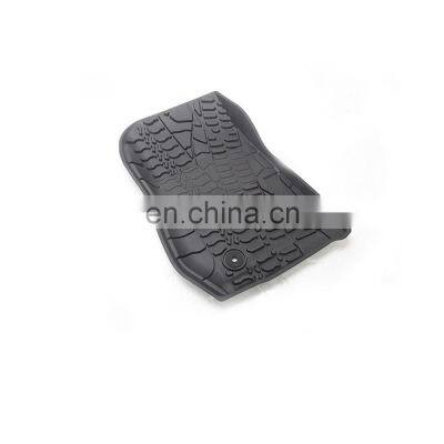 4 Door Floor Slush Mats With Tire Tread Pattern Car Floor Boot Mat for 14-17 Jeep Wrangler JK 4x4 Offroad Accessories photo-4