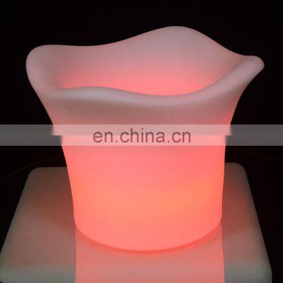 Waterproof Custom High Quality LED Champagne Ice Bucket Modern Home LED Glowing LED Ice Bucket